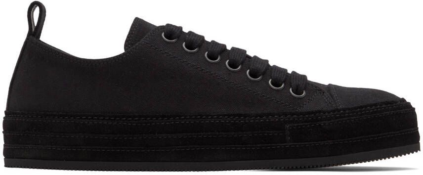 Ann Demeulemeester Black Denim Gert Sneakers - Picture 5