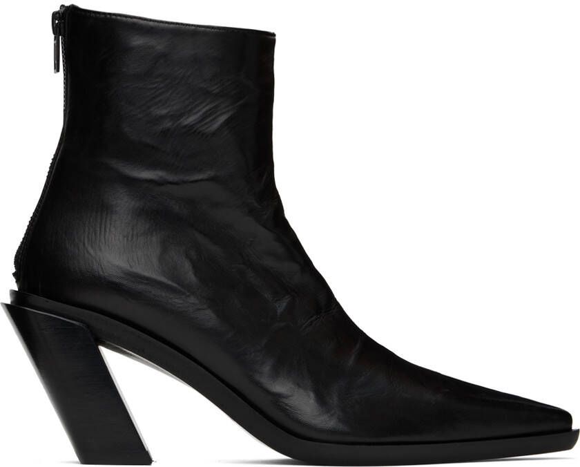 Ann Demeulemeester Black Florentine Boots - Picture 3