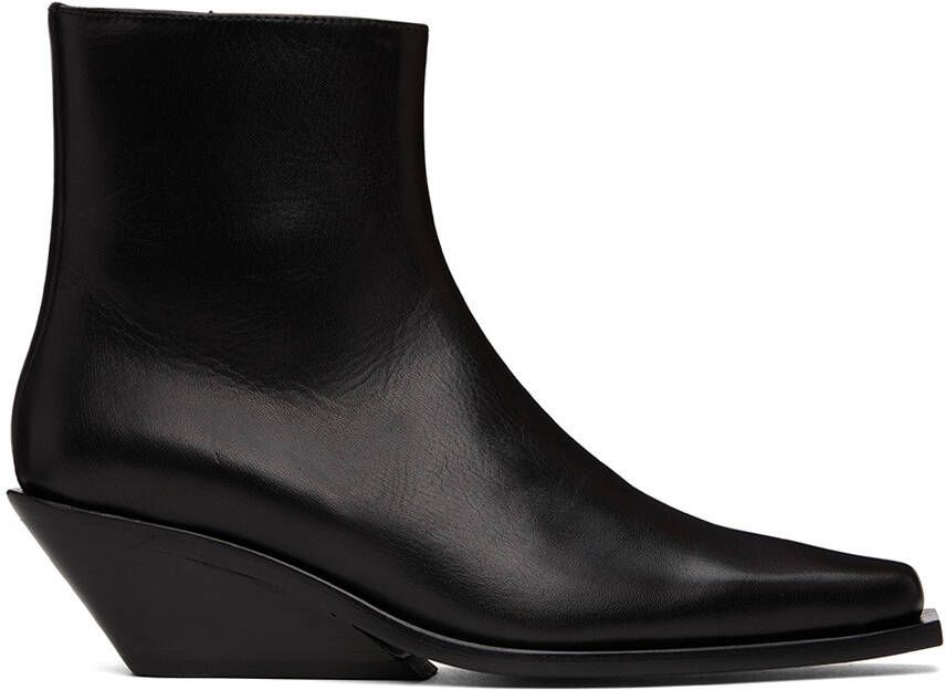 Ann Demeulemeester Black Gerda Boots - Picture 5