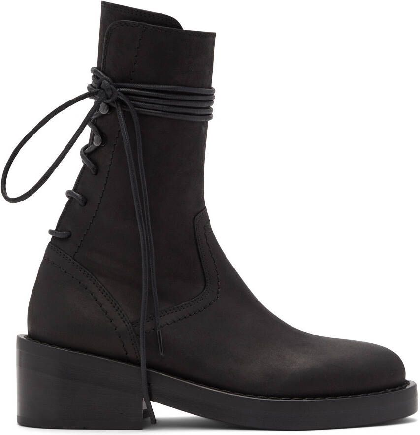 Ann Demeulemeester Black Henrica Boots