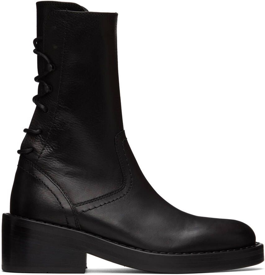 Ann Demeulemeester Black Henrica Boots - Picture 5