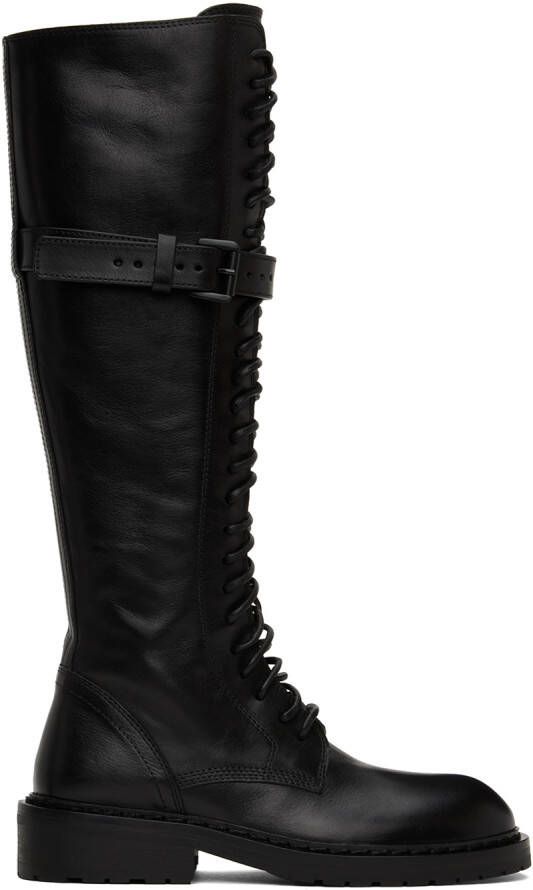 Ann Demeulemeester Black High Danny Boots - Picture 3