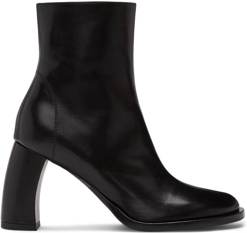 Ann Demeulemeester Black Lisa Ankle Boots - Picture 5