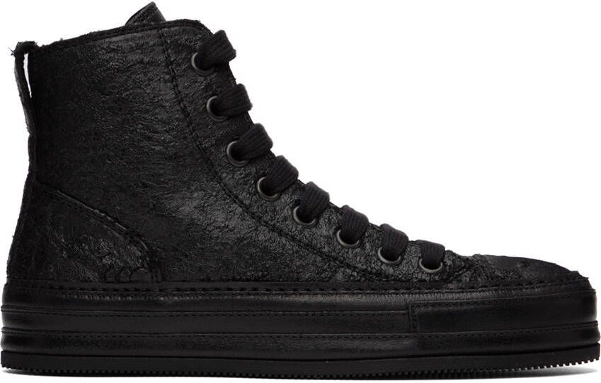 Ann Demeulemeester Black Raven Sneakers - Picture 5