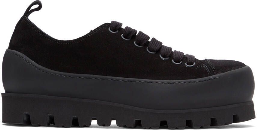 Ann Demeulemeester Black Suede Derbys - Picture 5