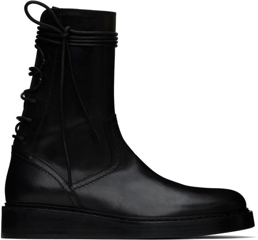 Ann Demeulemeester Black Victor Boots - Picture 5