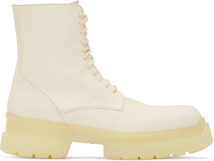 Ann Demeulemeester White Koos Boots - Picture 5
