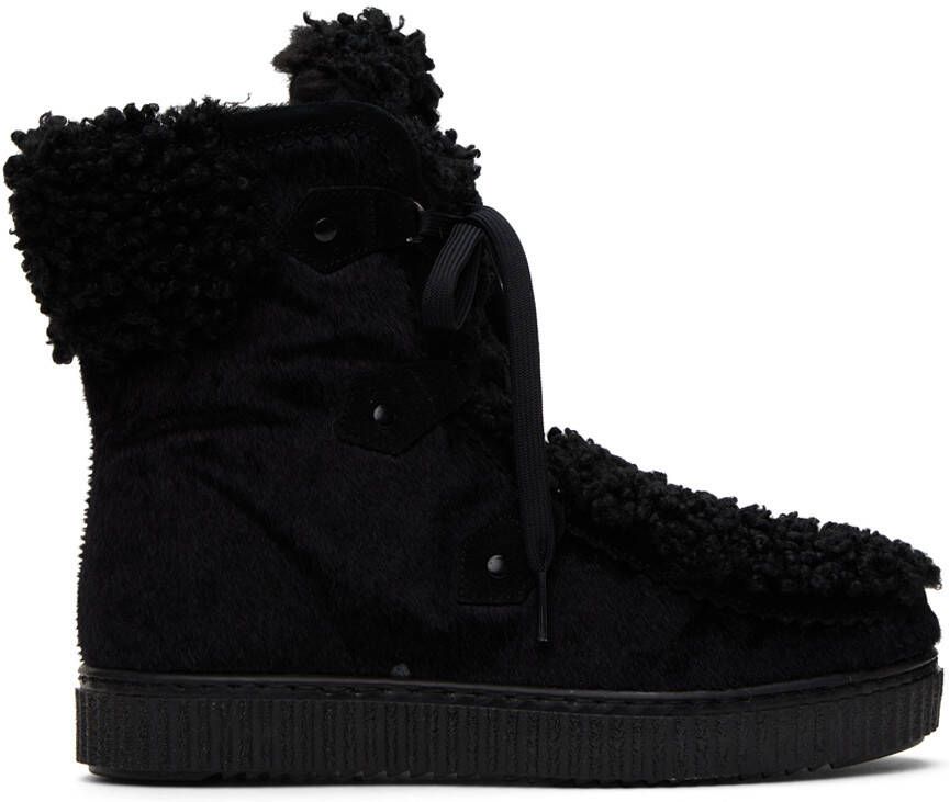 Anna Sui Black Pajar Edition Mod Boots - Picture 5