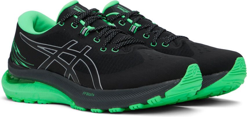 Asics Black & Green GEL-KAYANO 29 LITE-SHOW Sneakers - Picture 2