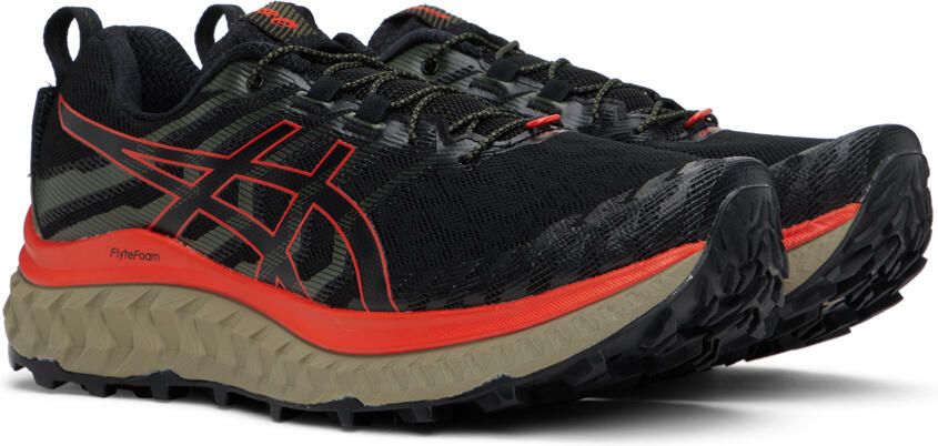 Asics Black & Orange Trabuco Max Sneakers - Picture 2