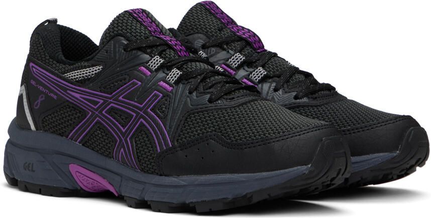 Asics Black & Purple GEL-VENTURE 8 Sneakers - Picture 2