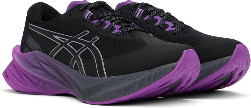 Asics Black & Purple NOVABLAST 3 LITE-SHOW Sneakers