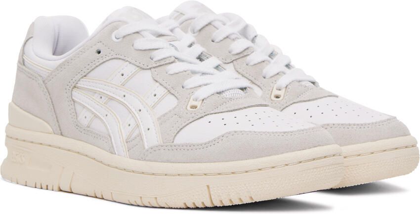Asics White & Taupe EX89 Sneakers - Picture 2
