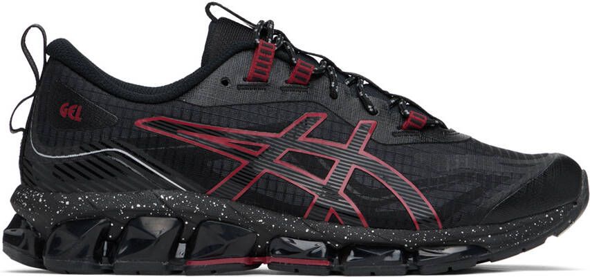 Asics Black & Burgundy GEL-QUANTUM 360 VII Sneakers - Picture 5