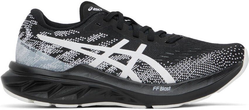 Asics Black & White DYNABLAST 3 Sneakers - Picture 2