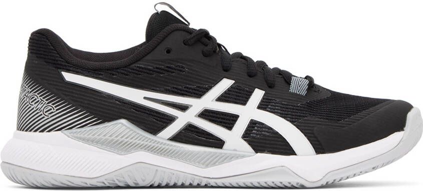 Asics Black & White Gel-Tactic Sneakers - Picture 5