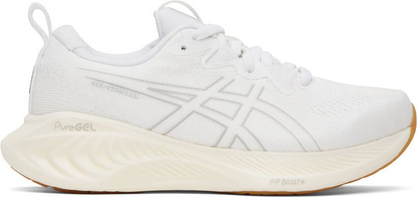 Asics White Gel-Cumulus 25 Sneakers - Picture 4