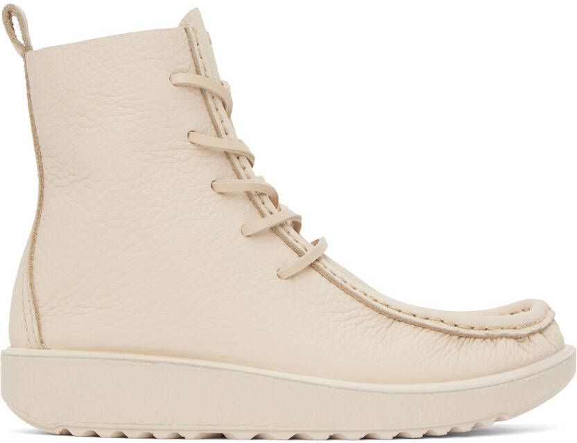At.Kollektive Off-White Joke Lace Desert Boots - Picture 2