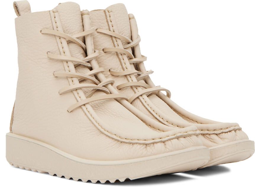 At.Kollektive Off-White Joke Lace Desert Boots