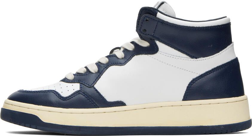 AUTRY Navy & White Medalist Sneakers - Picture 3