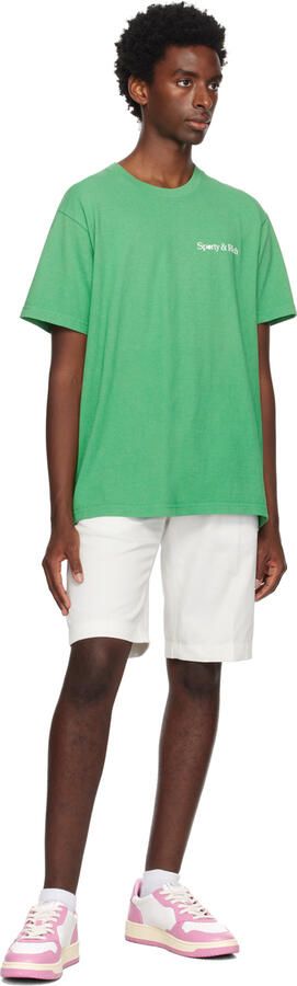 AUTRY White & Pink Medalist Low Sneakers - Picture 4