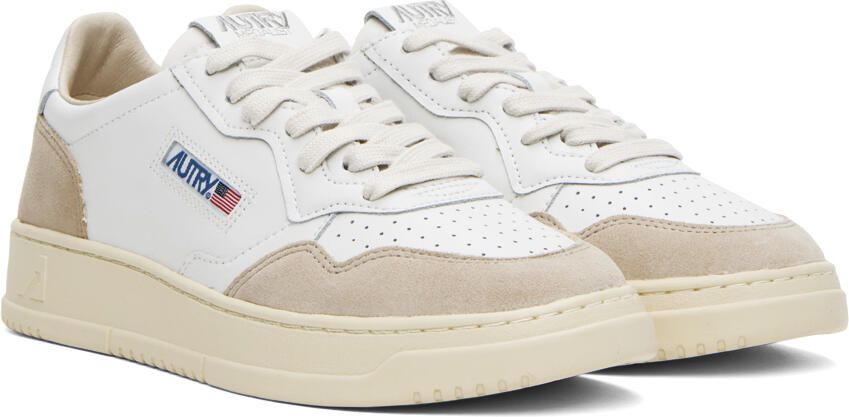 AUTRY White Medalist Low Sneakers - Picture 2