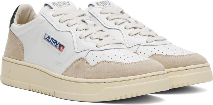 AUTRY White Medalist Low Sneakers - Picture 2