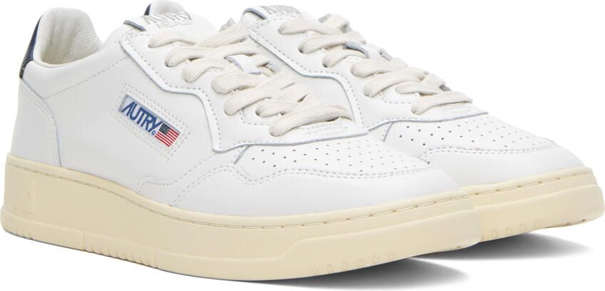 AUTRY White Medalist Low Sneakers - Picture 2