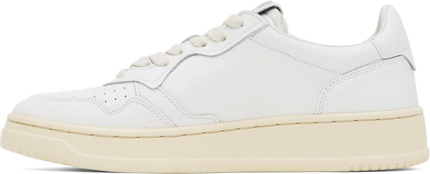 AUTRY White Medalist Low Sneakers - Picture 3