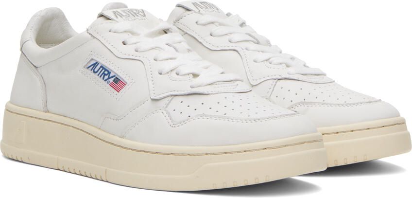 AUTRY White Medalist Low Sneakers - Picture 2