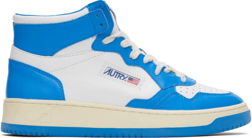 AUTRY Blue & White Medalist Sneakers - Picture 5