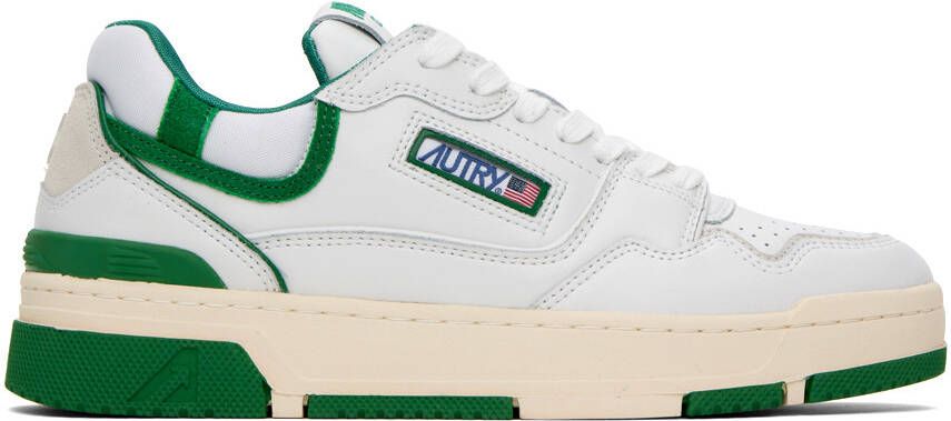 AUTRY White & Green CLC Sneakers - Picture 5