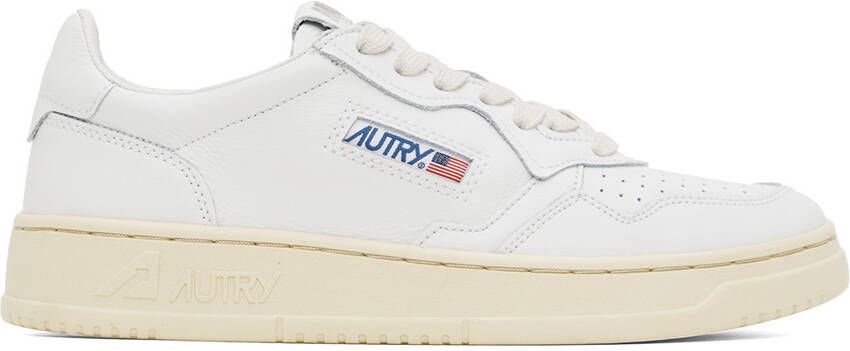 AUTRY White Medalist Low Sneakers - Picture 4
