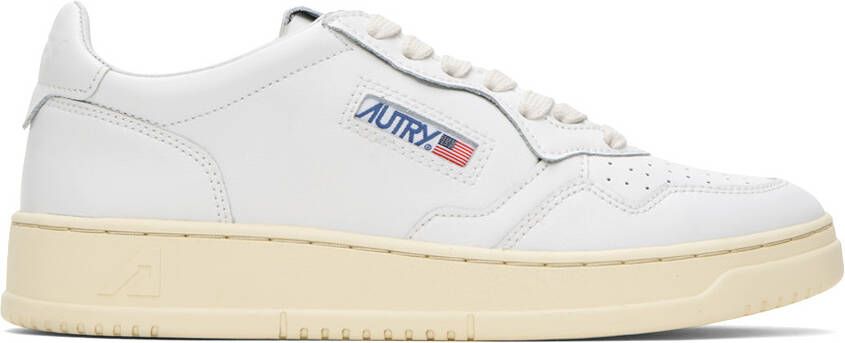 AUTRY White Medalist Low Sneakers - Picture 5
