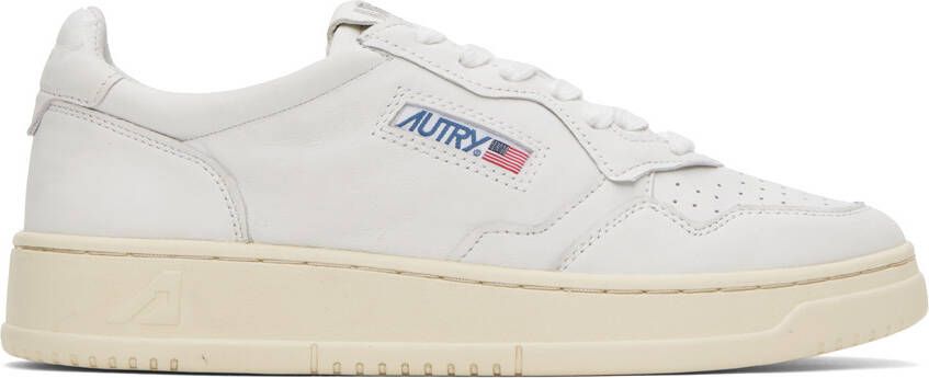 AUTRY White Medalist Low Sneakers - Picture 5