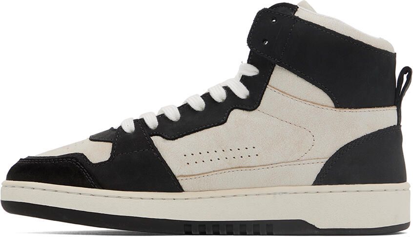 Axel Arigato Beige & Black Dice Hi Sneakers - Picture 3