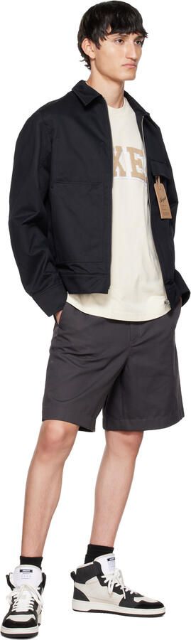 Axel Arigato Beige & Black Dice Hi Sneakers - Picture 4