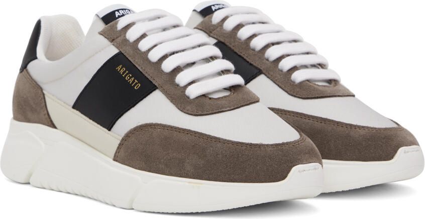 Axel Arigato Beige & Brown Genesis Vintage Sneakers - Picture 2