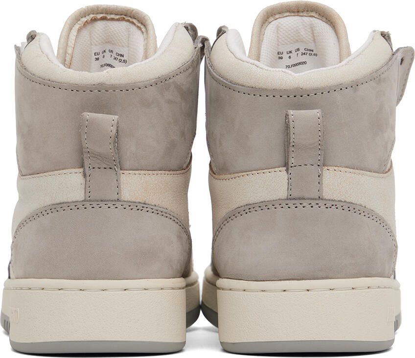 Axel Arigato Beige & Gray Dice Hi Sneakers