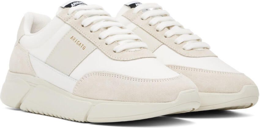 Axel Arigato Beige & White Genesis Vintage Runner Sneakers - Picture 2