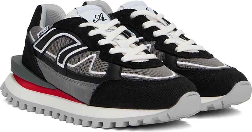 Axel Arigato Black & Gray Sonar Sneakers - Picture 2