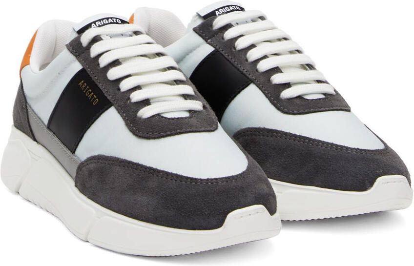 Axel Arigato Black & Orange Genesis Vintage Runner Sneakers - Picture 3