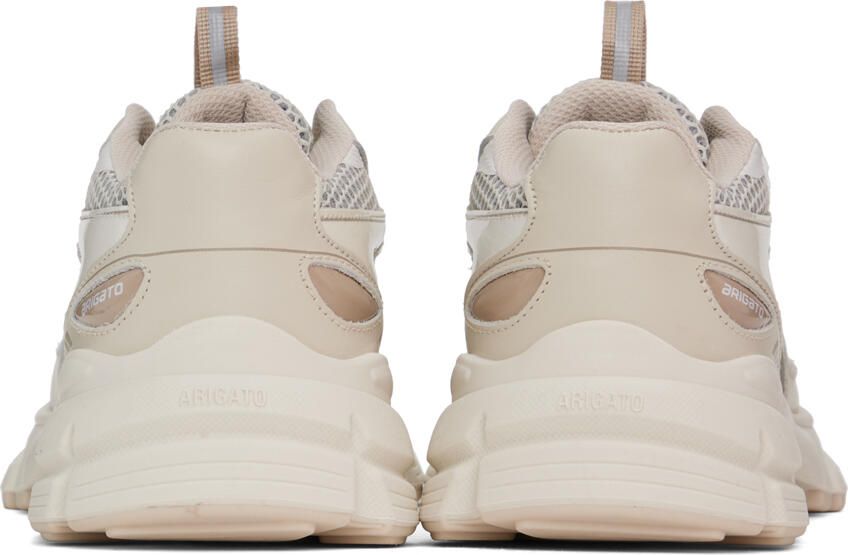 Axel Arigato Gray & Off-White Marathon Sneakers