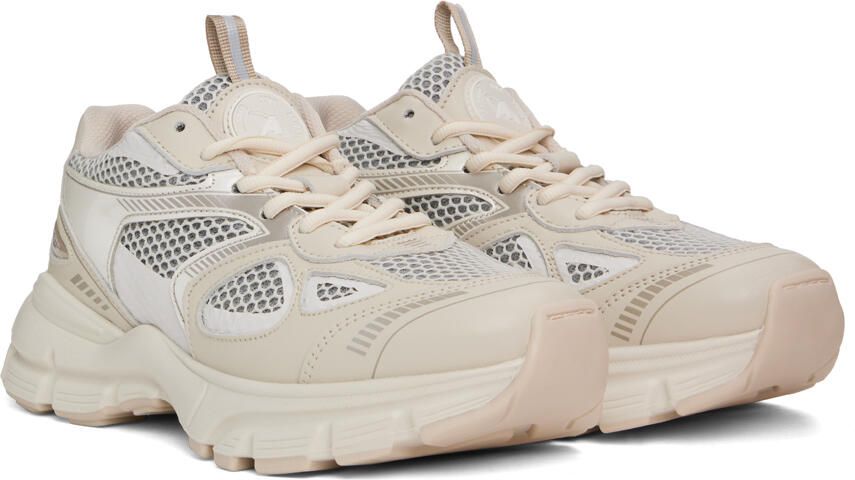 Axel Arigato Gray & Off-White Marathon Sneakers - Picture 2