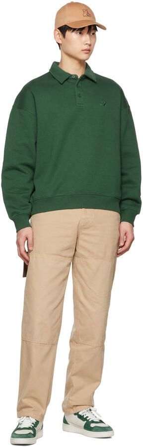 Axel Arigato Off-White & Green Dice Lo Hi Sneakers - Picture 4