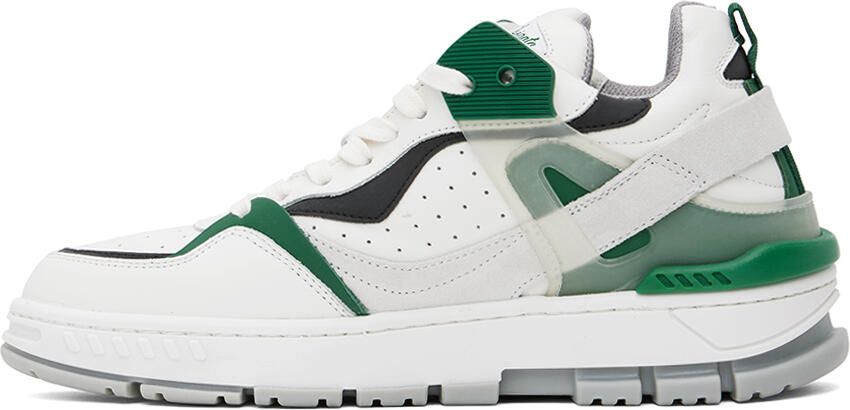 Axel Arigato Green & White Astro Sneakers - Picture 3