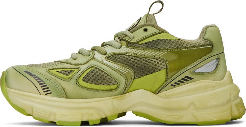 Axel Arigato Green Marathon Dip-Dye Sneakers - Picture 3