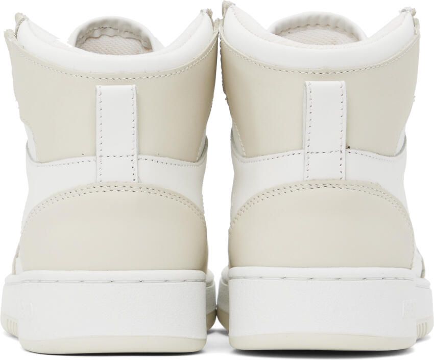 Axel Arigato Off-White & Beige Dice Hi Sneakers