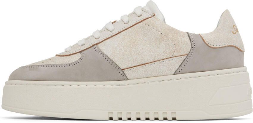 Axel Arigato Off-White & Gray Orbit Sneakers - Picture 3
