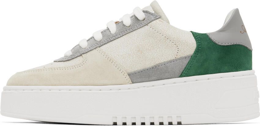 Axel Arigato SSENSE Exclusive Gray & Green Orbit Sneakers - Picture 3